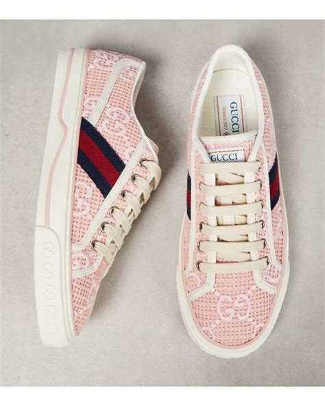 gucci pink 1977 sneakers|Gucci tennis 1977 high top.